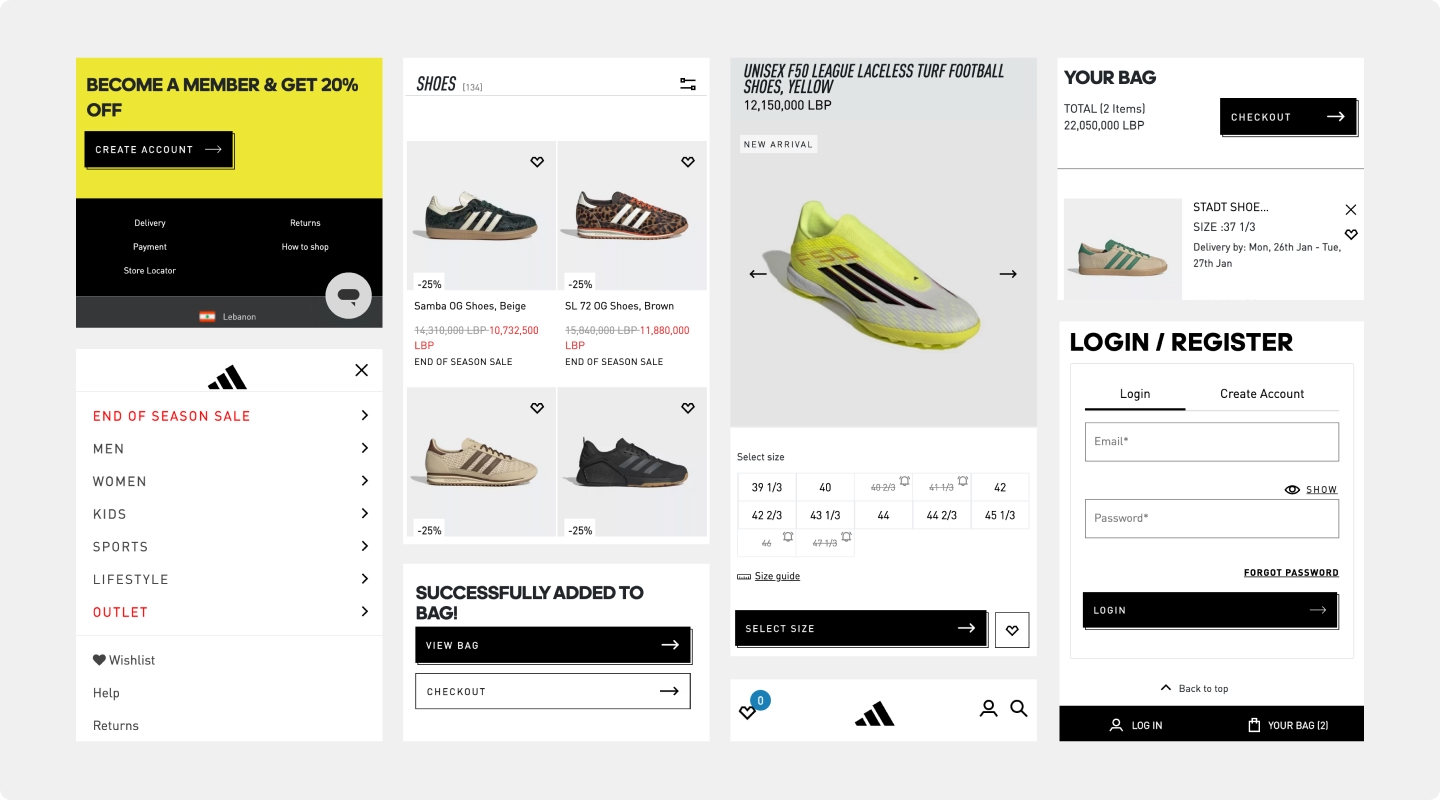 adidas Lebanon
